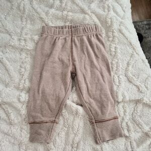 Carters Striped Tan Baby Turkey Bottoms